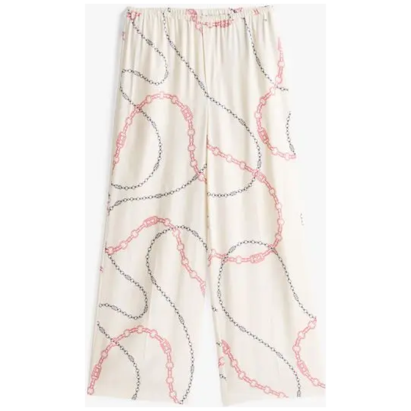TOMMY HILFIGER Wide Leg Pants With Pull-On Application